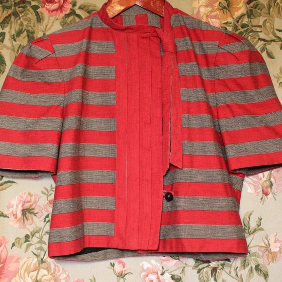 Albert Nipon Jackets & Blazers - Vintage Albert Nipon Coature Cropped Short Jacket